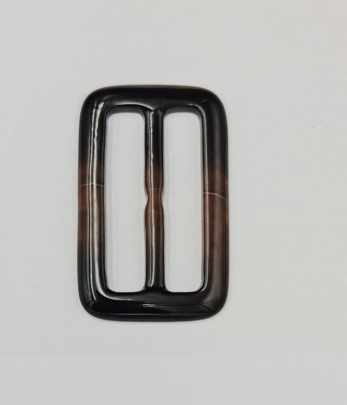 Rectangular Tortoise Shell Slider (4.5cm)