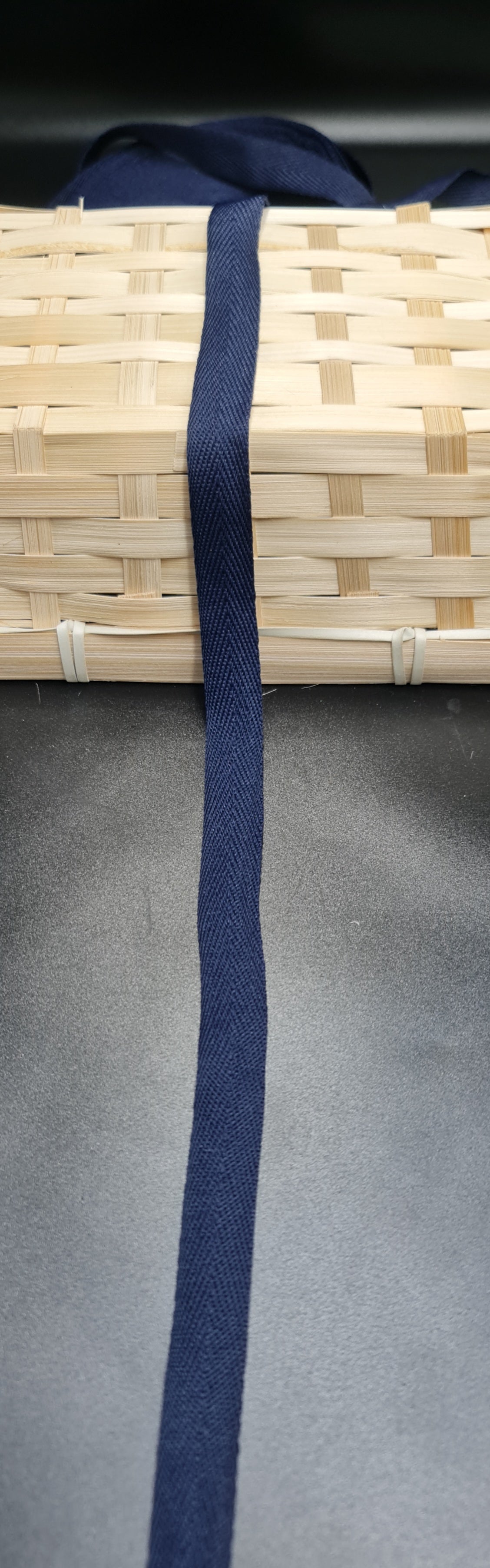 Twill Tape (NAVY)  (15mm) (SOLD PER METER)