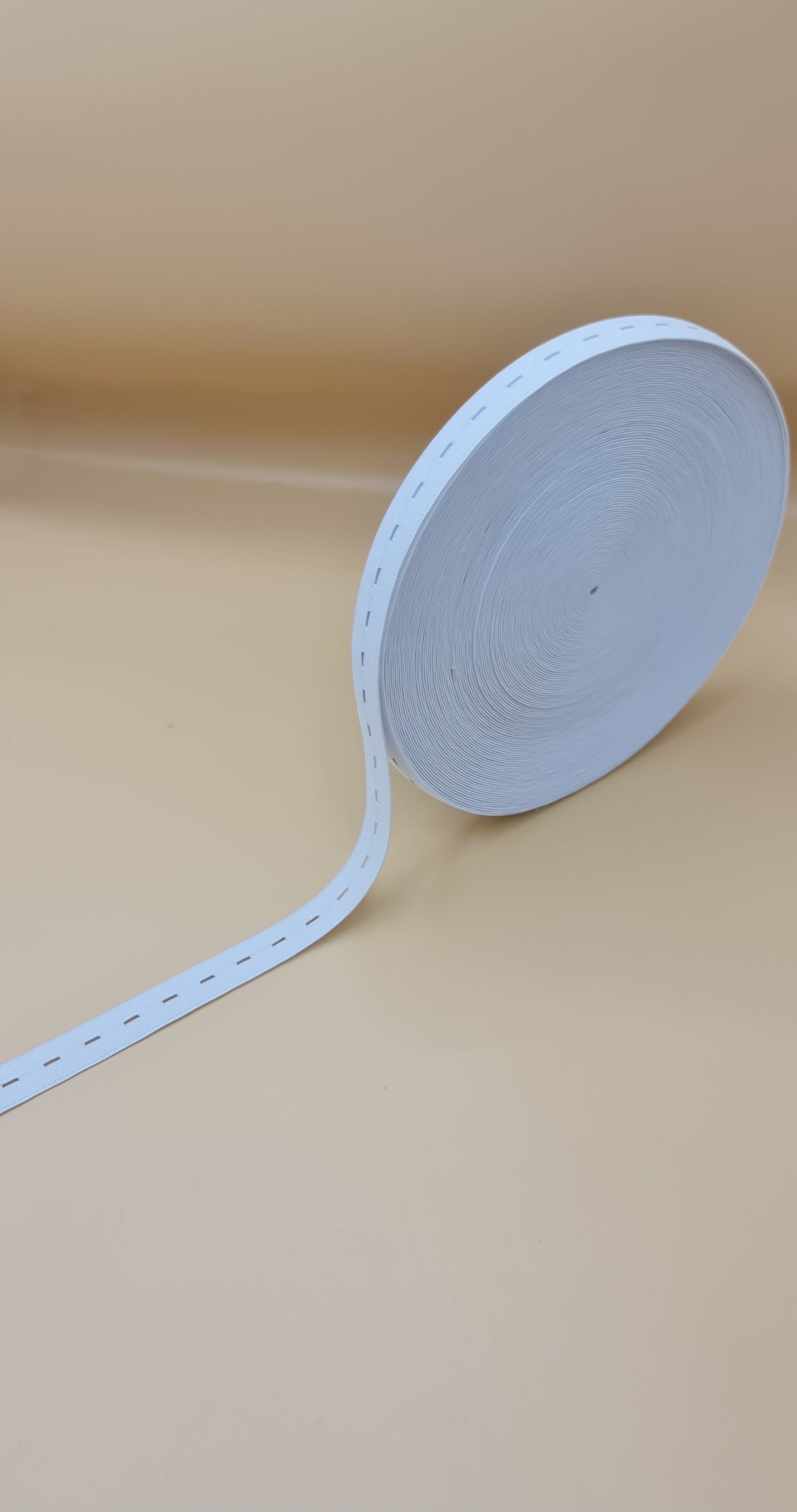 Button Hole Elastic (19mm) (SOLD PER METER & ROLL)