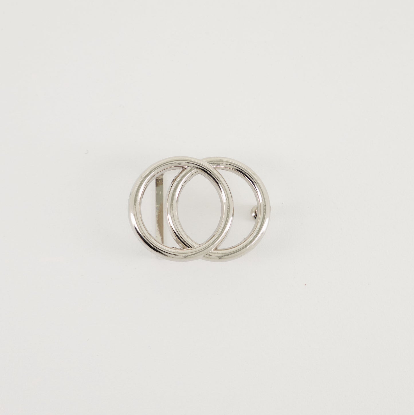 Nickel Double Ring Buckle (20mm)