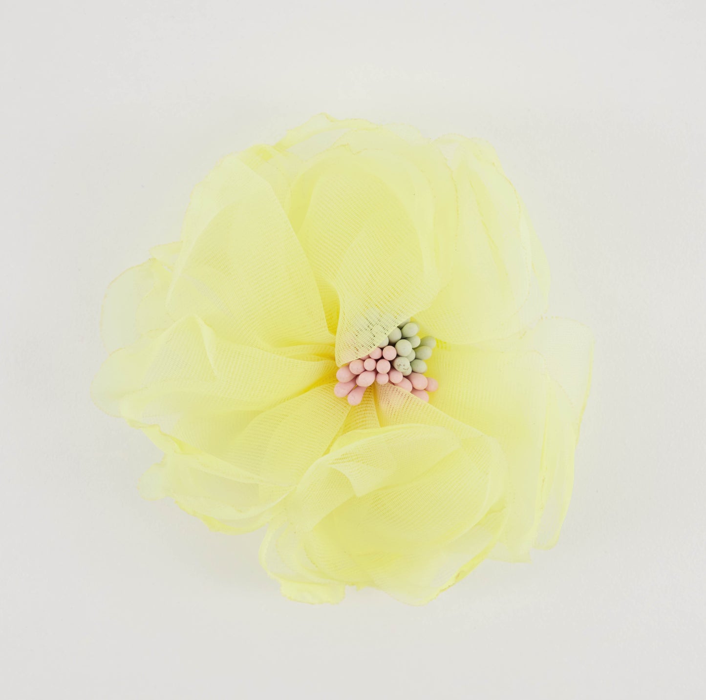 Organza Pin on Flower