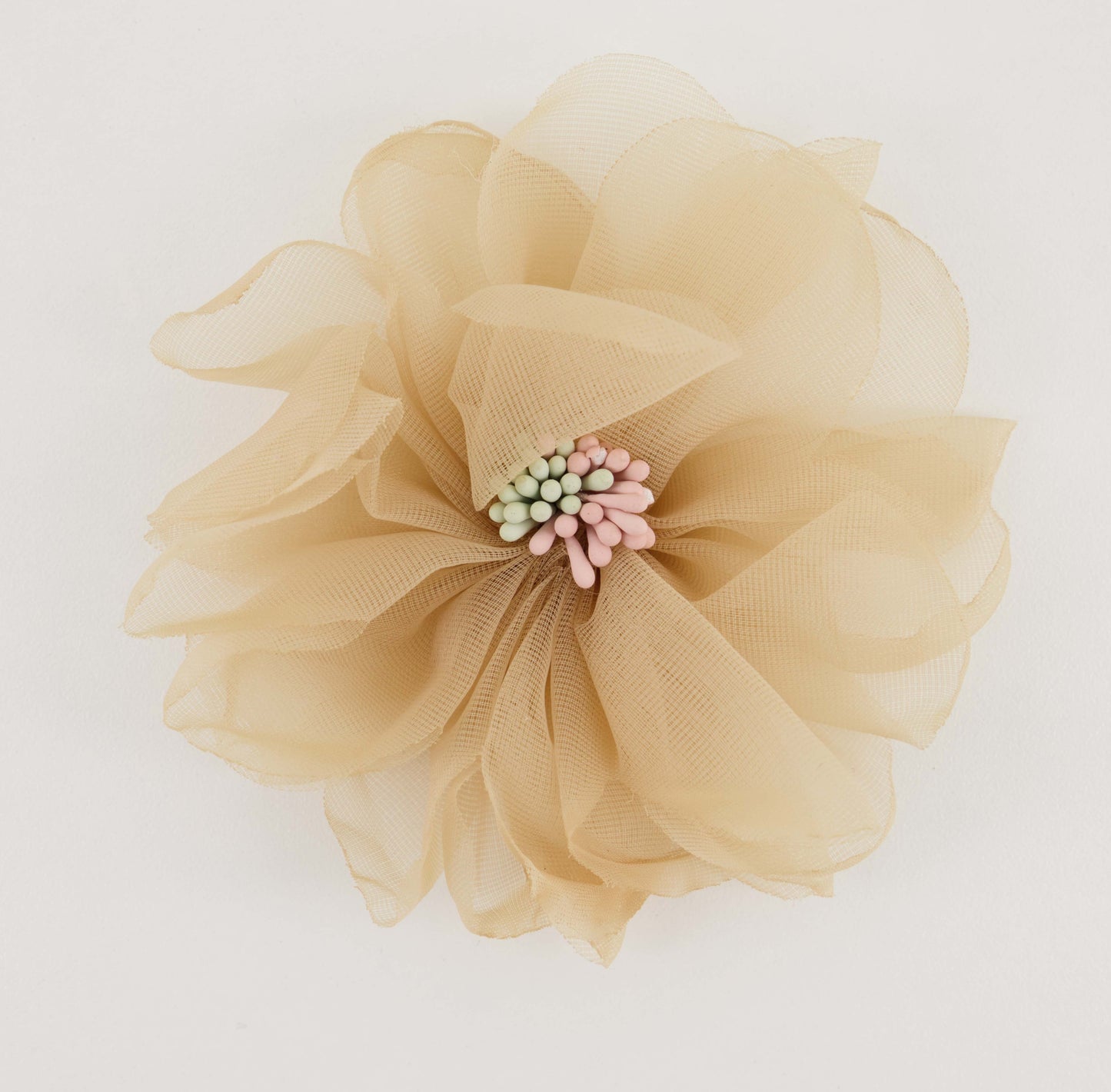 Organza Pin on Flower