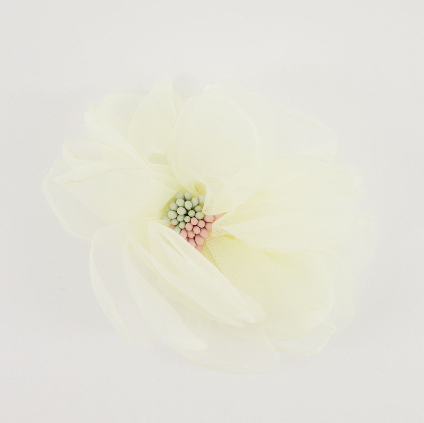 Organza Pin on Flower