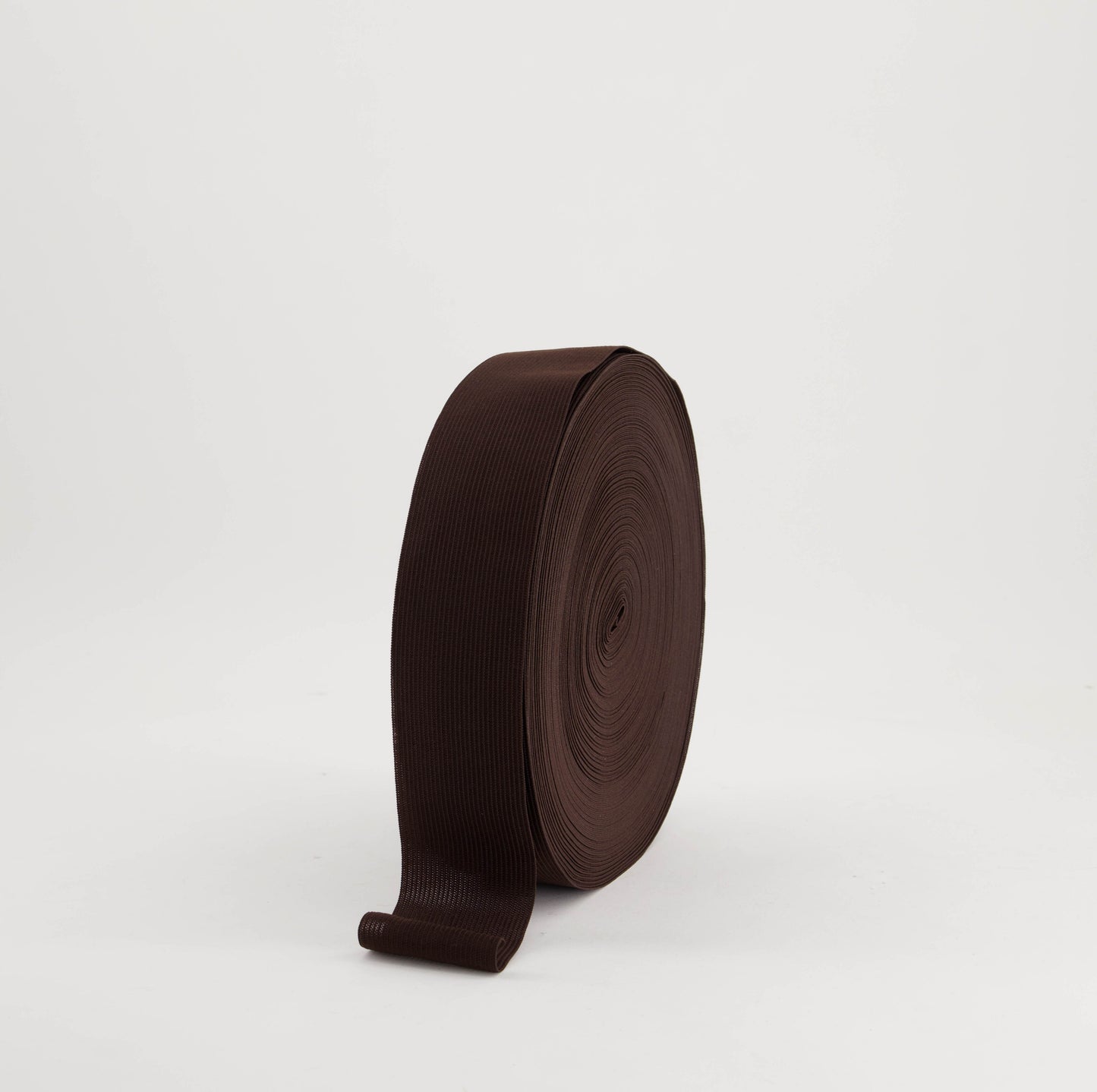 Fancy Elastic - Chocolate (50mm) (SOLD PER METER & ROLL)