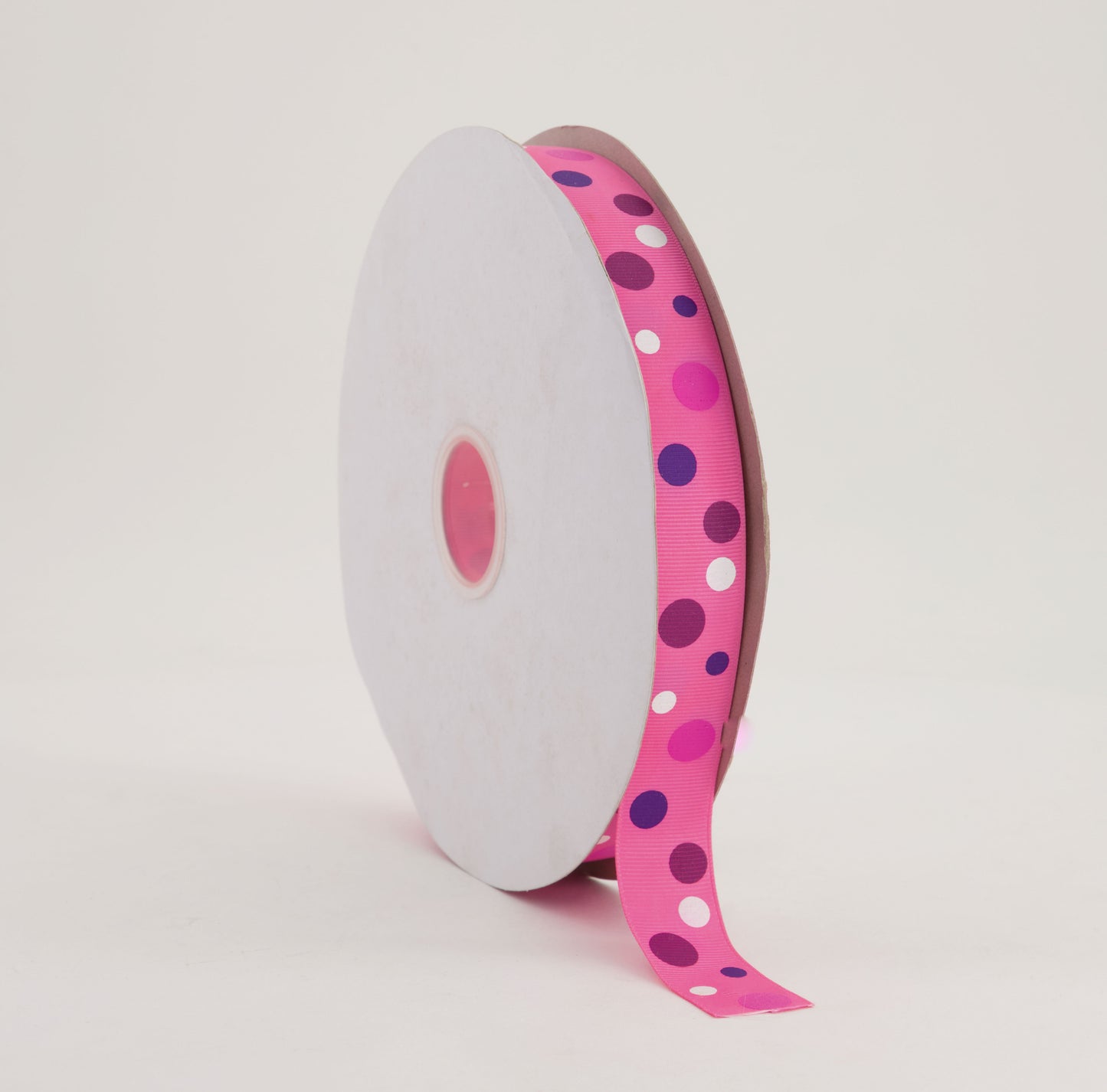 Grosgrain Printed Polka Dot Tape (SOLD PER METER)